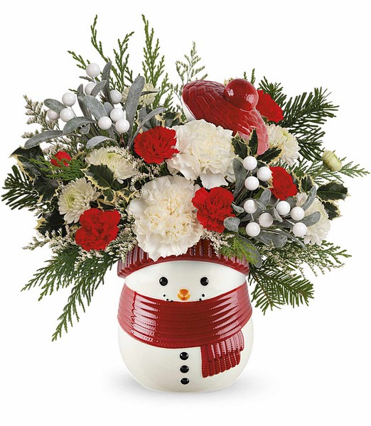 Snowy Delight Bouquet from Richardson's Flowers in Medford, NJ